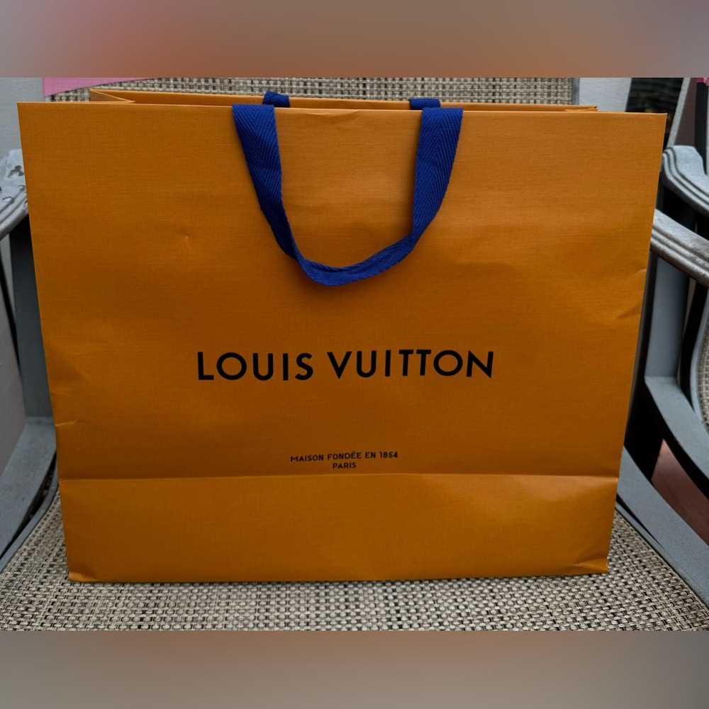 AUTHENTIC LOUIS VUITTON Shopping Gift Paper Tote BAG
